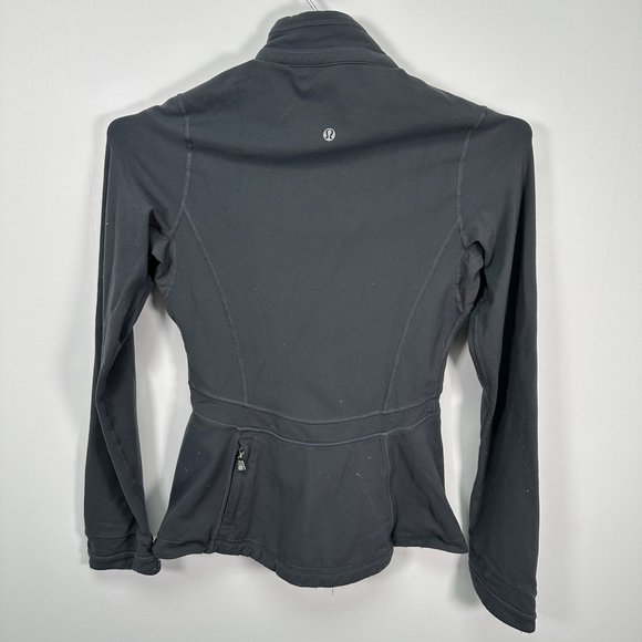Lululemon Gray Workout Full zip Sweater Athleisure Soccer Mom‎ Small/4 - Picture 2 of 6